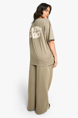 Plus Sport Jogger à jambe droite à imprimé Puff | Taille 54 - DSGN Studio - Modalova