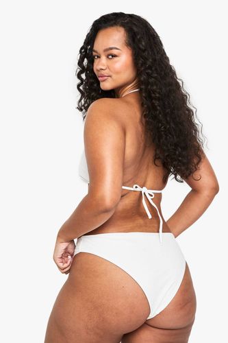 Plus Swimwear Essentials Culotte à Taille Haute | Taille 48 - boohoo - Modalova
