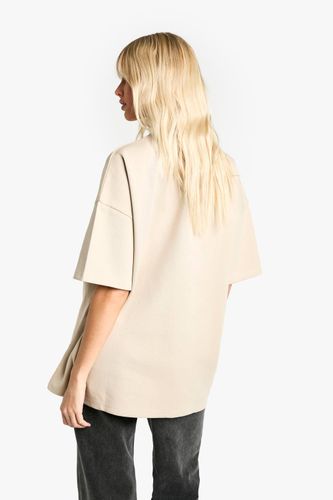 T-shirt surdimensionné en interlock premium à toucher doux | Taille 42 - boohoo - Modalova