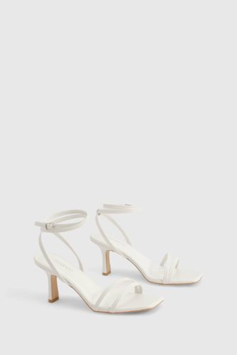 Talons mi-hauteur à double bride | Taille 41 - boohoo - Modalova