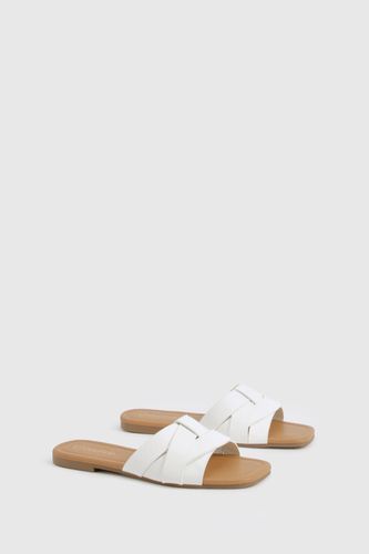 Sandales Mule Basique Tissées | Taille 41 - boohoo - Modalova