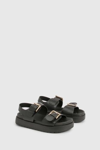 Sandales Dad massives à détail boucle | Taille 41 - boohoo - Modalova