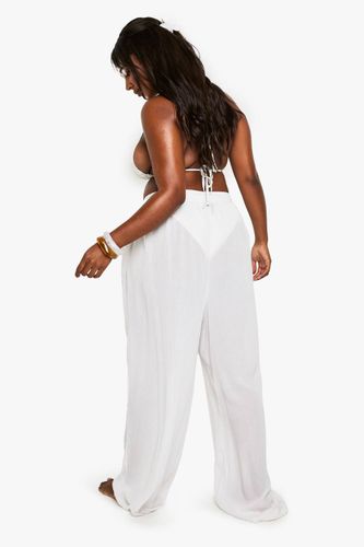 Plus Beachwear Essentials Pantalon à Jambe Larges | Taille 48 - boohoo - Modalova