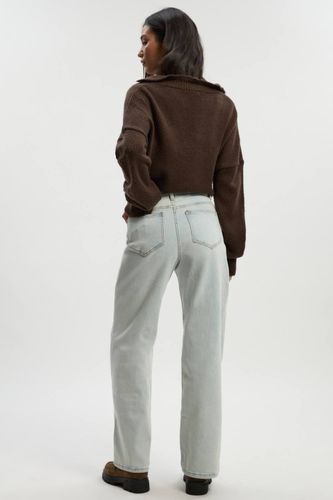 Le jean taille haute ample et droit | Taille 14/32L - boohoo - Modalova