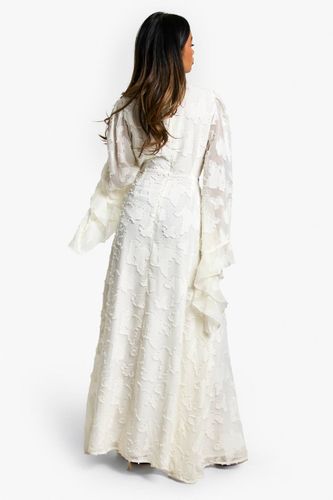 Robe Maxi Découpée Texturée | Taille 46 - boohoo - Modalova