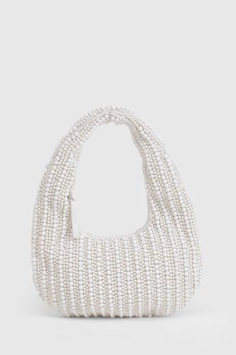 Mini sac à main perlée - boohoo - Modalova
