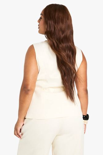 Gilet Longline Ajusté Sur Mesure Plus | Taille 46 - boohoo - Modalova