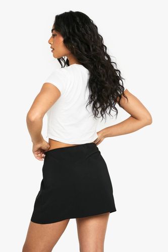 Jupe Mini Tissée | Taille 44 - boohoo - Modalova