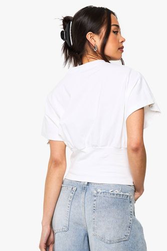 T-shirt à taille cintrée | Taille 44 - boohoo - Modalova
