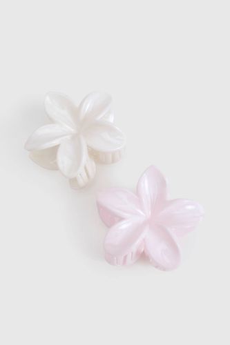 Pince à cheveux à grandes fleurs marbrées 2 pièces - boohoo - Modalova
