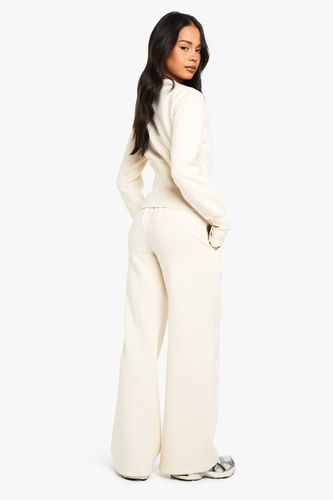 Deep Hem Popper Bomber Sweatshirt Tracksuit | Taille Medium - boohoo - Modalova