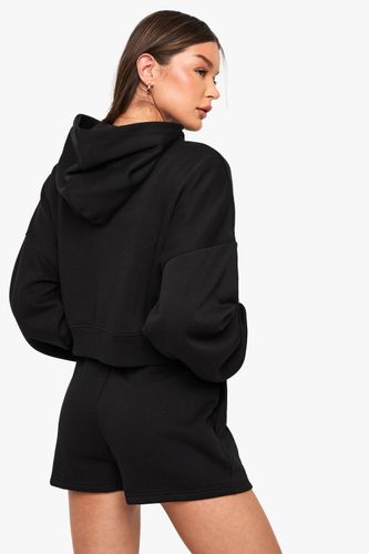 Short de survêtement taille haute avec cordon de serrage interne | Taille Medium - boohoo - Modalova