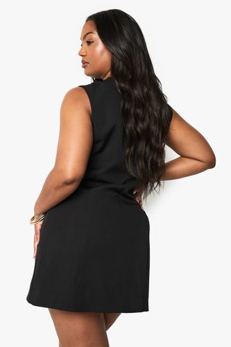 ROBE BLAZER À BOUTONS D'OR | Taille 46 - boohoo - Modalova