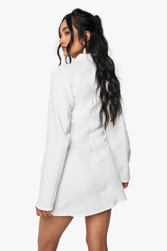 Robe blazer ajustée à drapé enveloppant | Taille 44 - boohoo - Modalova