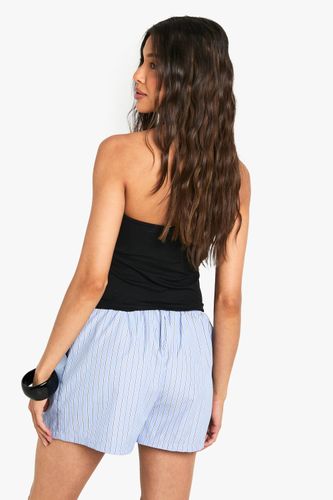 TOP BANDEAU INTÉGRÉ REMBOURSÉ EN MAILLE CÔTELÉE DOUCE | Taille 44 - boohoo - Modalova