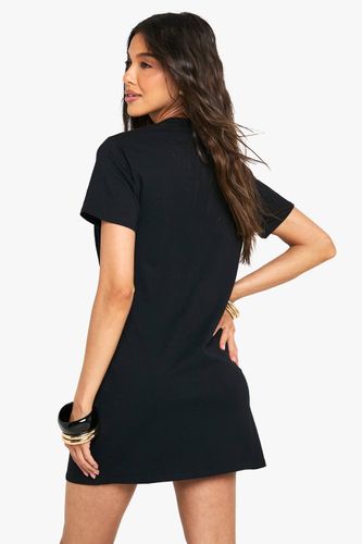Robe T-shirt à détails | Taille 44 - boohoo - Modalova