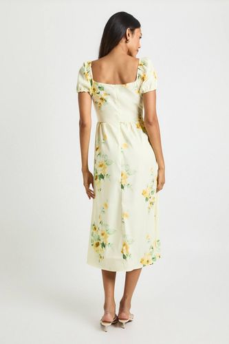 Robe midi de maternité à motif fleuri style laitière | Taille 46 - boohoo - Modalova