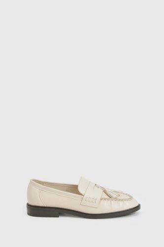 Mocassins froncés à pompons | Taille 41 - boohoo - Modalova