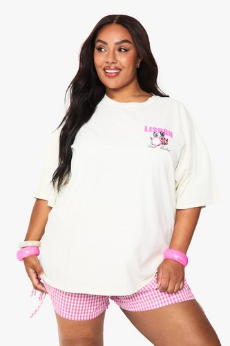 T-SHIRT SURDIMENSIONNÉ PLUS LISBON FRUIT | Taille 48 - boohoo - Modalova