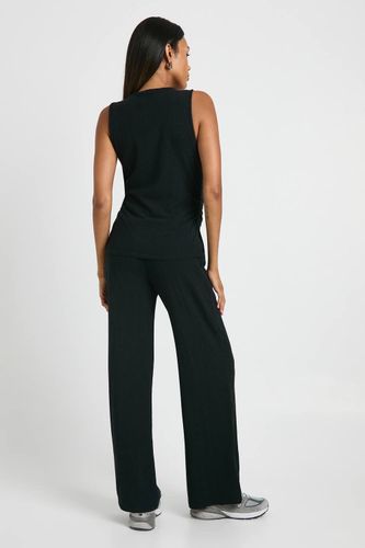 Ensemble détente gilet texturé et pantalon de maternité | Taille 46 - boohoo - Modalova