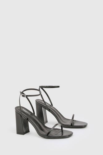 Escarpins à Talon Bloc 2 Parties Coupe Large | Taille 41 - boohoo - Modalova