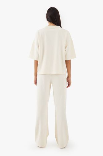 Jogger en interlock épais à jambe droite | Taille XL - DSGN Studio - Modalova