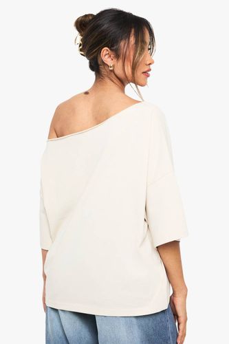 Off The Shoulder Oversized T-Shirt | Taille 40 - boohoo - Modalova