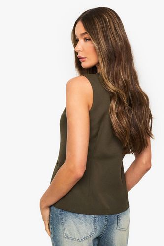 Gilet cintré à nouer sur le devant | Taille 44 - boohoo - Modalova