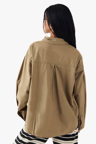 Chemise à étiquette tissée et détail de poche oversize | Taille 2XL - DSGN Studio - Modalova