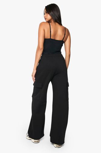 Jogger cargo à jambes larges | Taille Medium - boohoo - Modalova