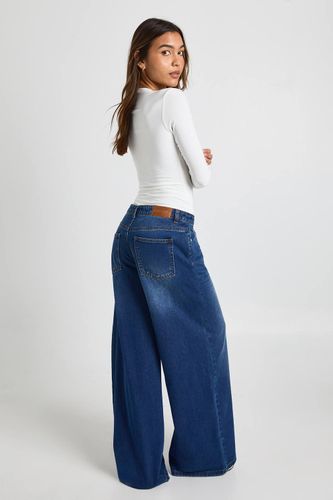 Body Slinky à double couche à manches longues et col rond | Taille 44 - boohoo - Modalova
