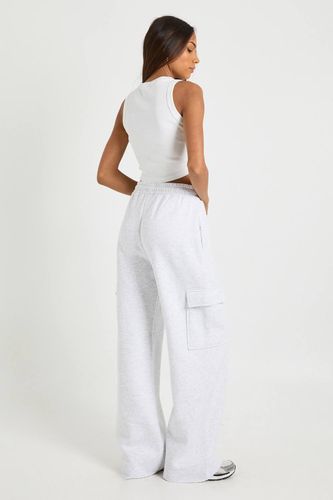 Jogger Cargo Taille Haute Jambes Larges | Taille Medium - boohoo - Modalova