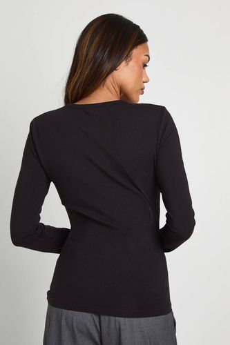 Haut de maternité ajusté à manches longues, coupe longue | Taille 44 - boohoo - Modalova