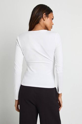 Haut longline ajusté à manches longues basique pour maternité | Taille 44 - boohoo - Modalova