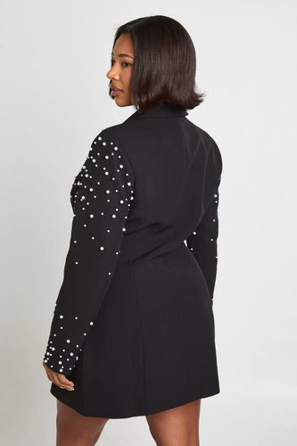 Robe blazer ornée de perles Plus | Taille 48 - boohoo - Modalova