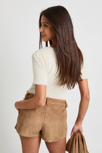 Short en Synthétique | Taille 44 - boohoo - Modalova