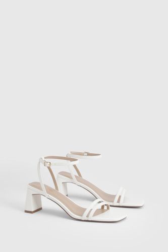 Escarpins à Brides 2 Parties Coupe Large | Taille 41 - boohoo - Modalova
