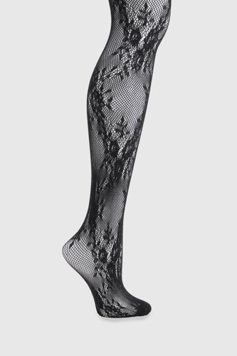 Collants à détails en dentelle - boohoo - Modalova