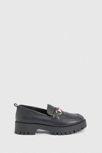 Mocassins À Bride En T Épais | Taille 41 - boohoo - Modalova
