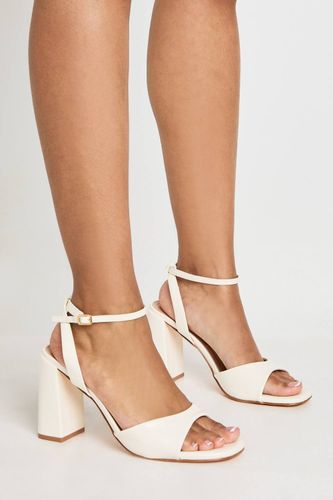 Escarpins À Talon Bloc Haut 2 Parties | Taille 41 - boohoo - Modalova