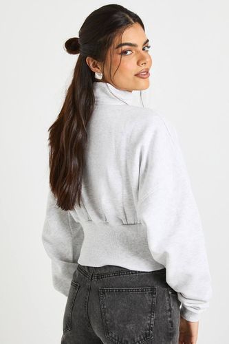 Veste Zippée Col Montant Taille Cintrée | Taille Medium - boohoo - Modalova