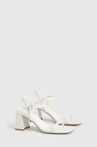 Escarpins À Talon Bloc Moyen 2 Parties | Taille 41 - boohoo - Modalova