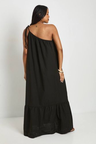 Robe Maxi Smockée De Maternité À Une Épaule Avec Lien Perlé | Taille 46 - boohoo - Modalova