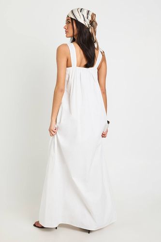 Robe Maxi Smock Avec Détail Nœud Devant | Taille 44 - boohoo - Modalova