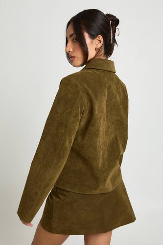 Blazer en Synthétique avec Détails de Poches | Taille 44 - boohoo - Modalova