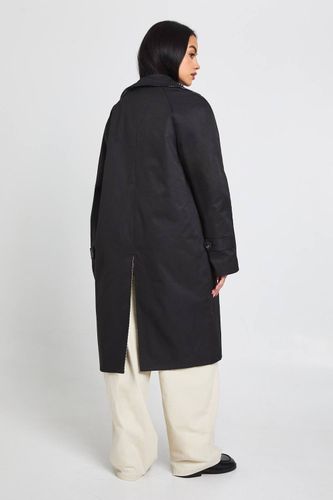 Veste Trench Midi Réversible Oversize À Carreaux | Taille 42 - boohoo - Modalova