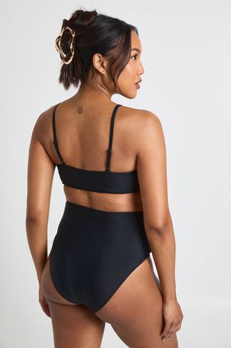 Culotte De Bikini Maternité Taille Haute Froncée | Taille 46 - boohoo - Modalova
