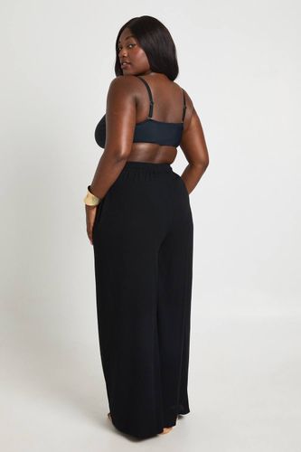 Pantalon Ample Aspect Lin Grande Taille Essentials | Taille 54 - boohoo - Modalova