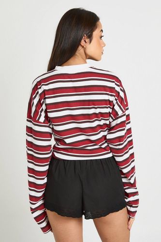 Short En Popeline Avec Finitions Broderie Anglaise | Taille 44 - boohoo - Modalova