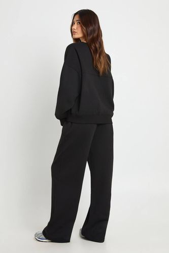 Ensemble de Survêtement Cardigan Boutonné et Jogging Droit | Taille Medium - boohoo - Modalova
